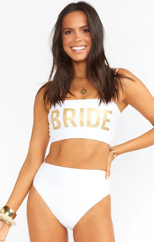 Plus - size bikini with full - coverage options for comfort and confidenceKyla Top ~ Bride