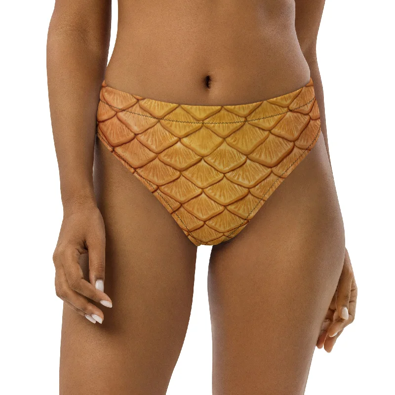 Convertible bikini that can be worn in multiple styles for versatilityThe Madison Recycled High-Waisted Bikini Bottom