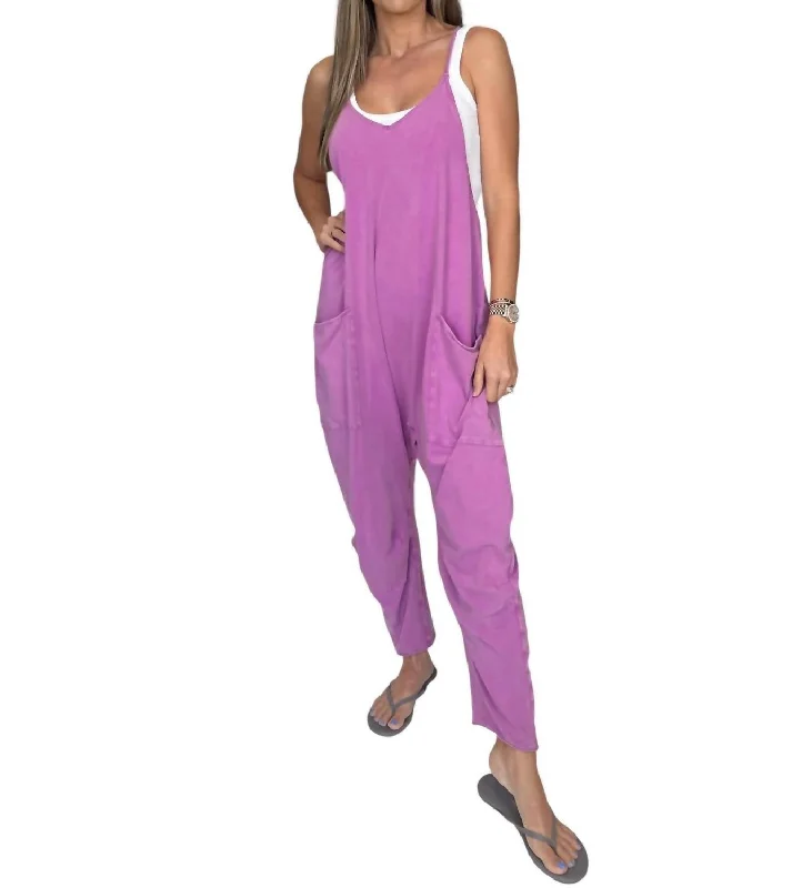 Hot Shot Onesie In Purple