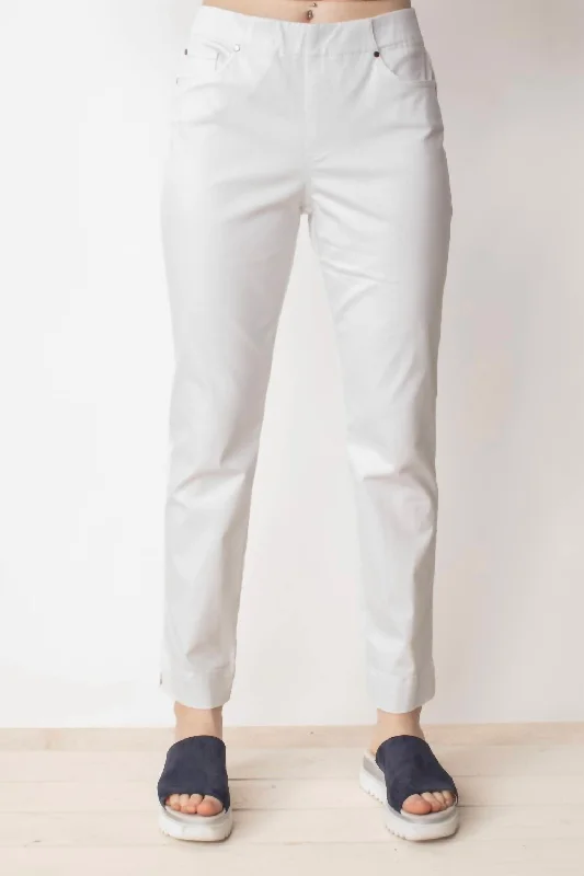 Slim Pant In White