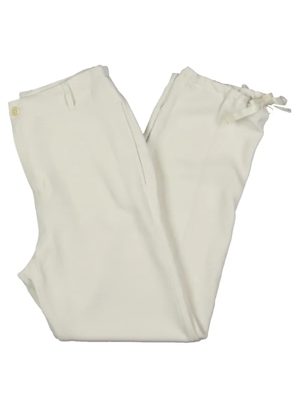 Womens High Rise Ankle Straight Leg Pants