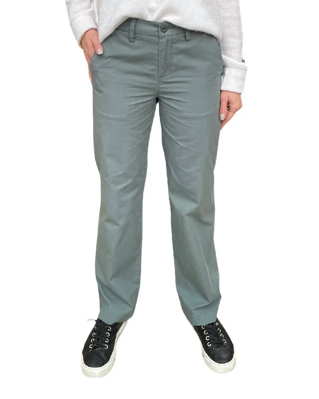 Women's Wide Leg Pants In Loden Green