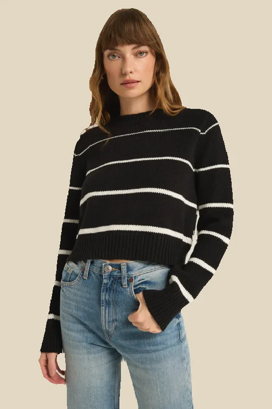 Cashmere Women Sweater with a Luxurious Soft TouchCashmere Women Sweater with a Luxurious Soft TouchMilan Stripe Sweater