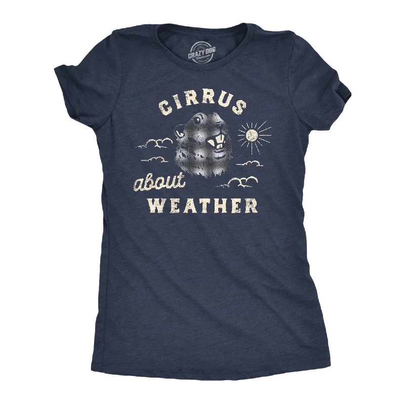 Pocketed Women T Shirt for Added FunctionalityCirrus About Weather Women's T Shirt