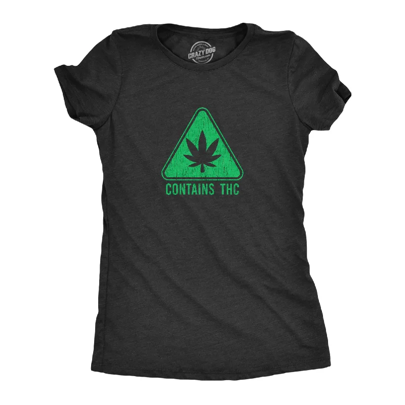 Sheer Women T Shirt for a Stylish and Alluring LookContains THC Women's T Shirt