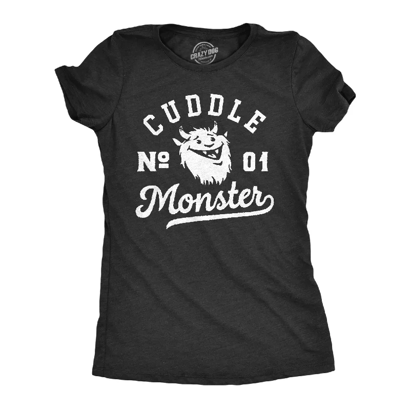 Tie - Dye Women T Shirt with a Bohemian VibeCuddle Monster Women's T Shirt