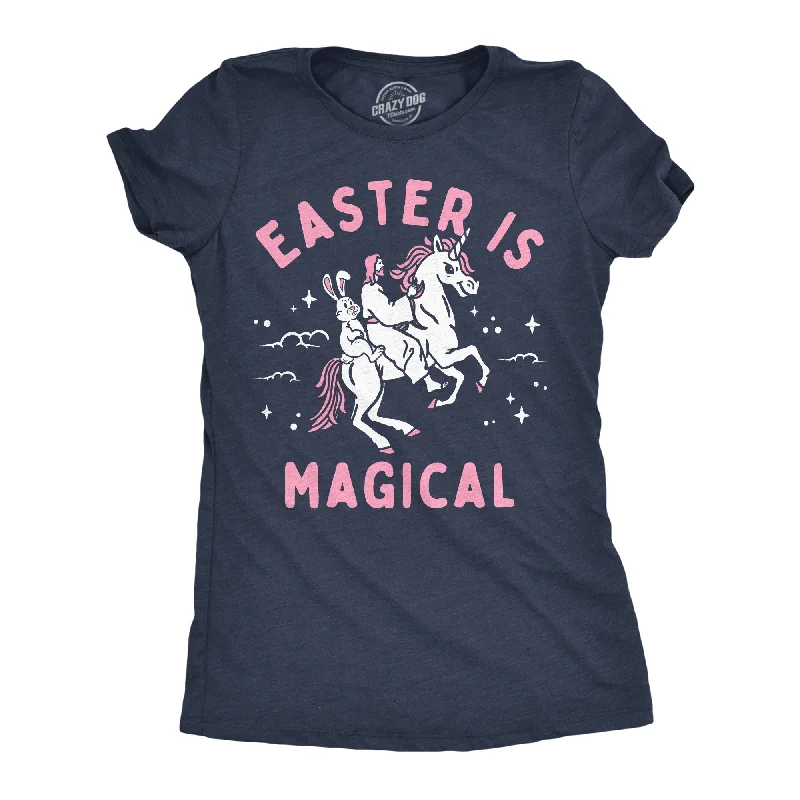 Sequined Women T Shirt for a Sparkly Night OutEaster Is Magical Women's T Shirt