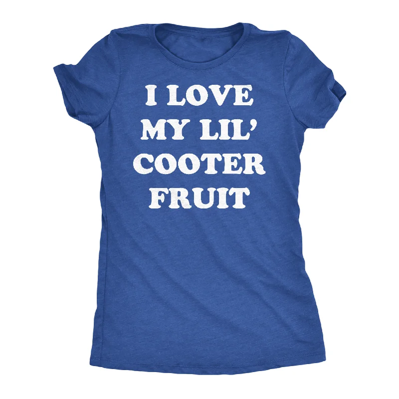 Sequined Women T Shirt for a Sparkly Night OutI Love My Little Cooter Fruit Women's T Shirt