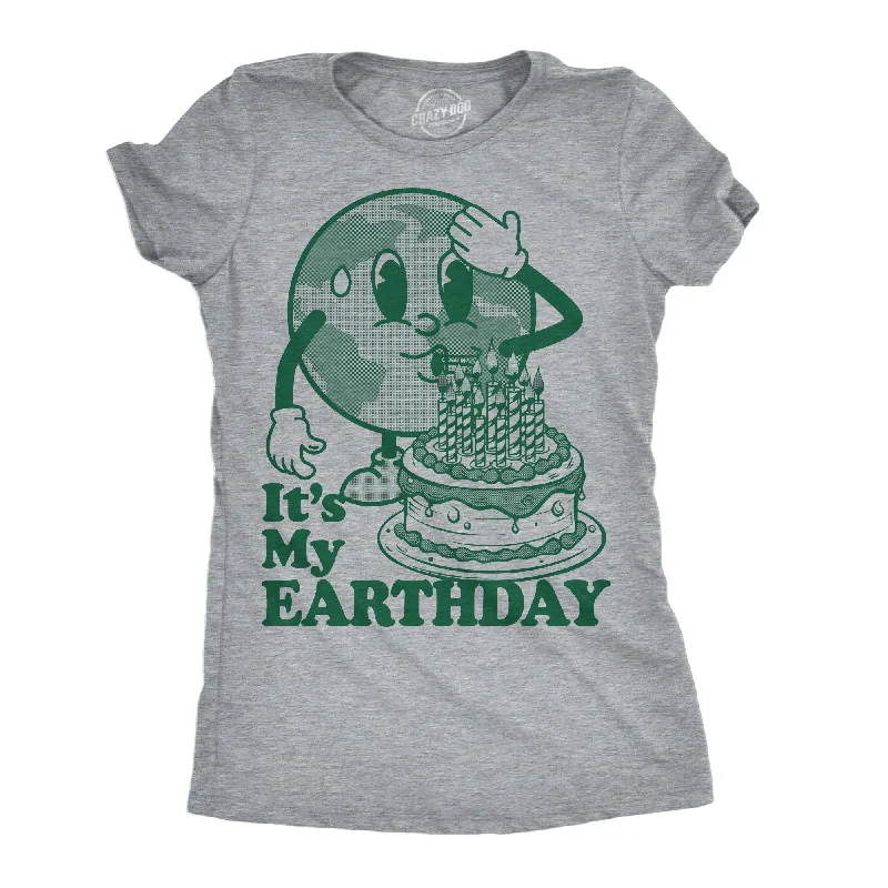 Pocketed Women T Shirt for Added FunctionalityIts My Earth Day Women's T Shirt