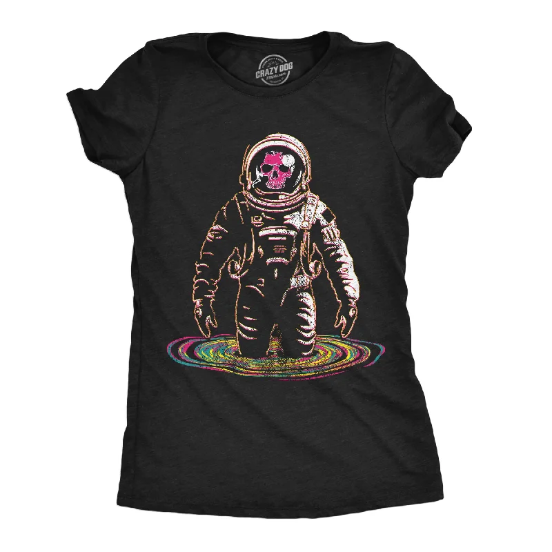 Moisture - Wicking Women T Shirt for Active LifestylesRainbow Black Hole Women's T Shirt