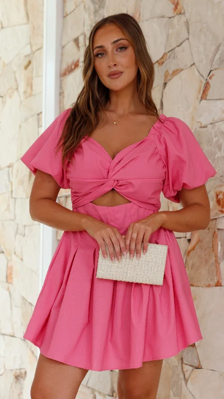 Off - the - Shoulder Women Dress for a Romantic and Feminine LookStelle Mini Dress - Pink