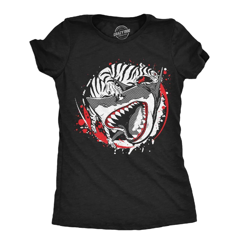 Puff Sleeve Women T Shirt for a Fashion - Forward LookTiger Shark Ying Yang Women's T Shirt