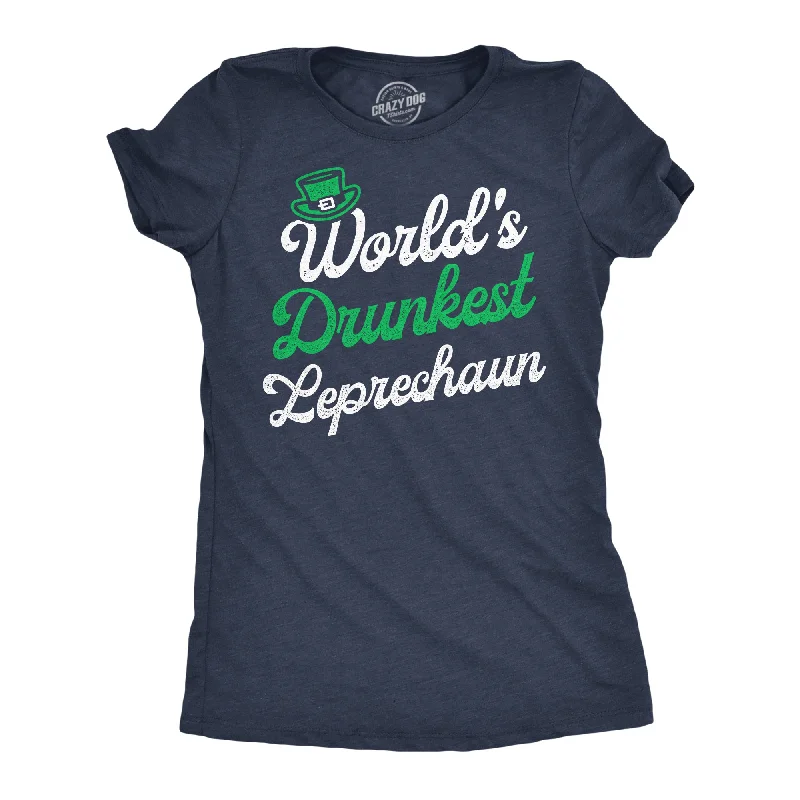 Plus Size Women T Shirt for a Comfortable and Flattering FitWorlds Drunkest Leprechaun Women's T Shirt