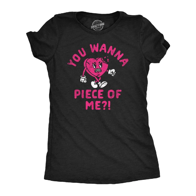 Striped Women T Shirt in a Classic PatternYou Wanna Piece Of Me Women's T Shirt