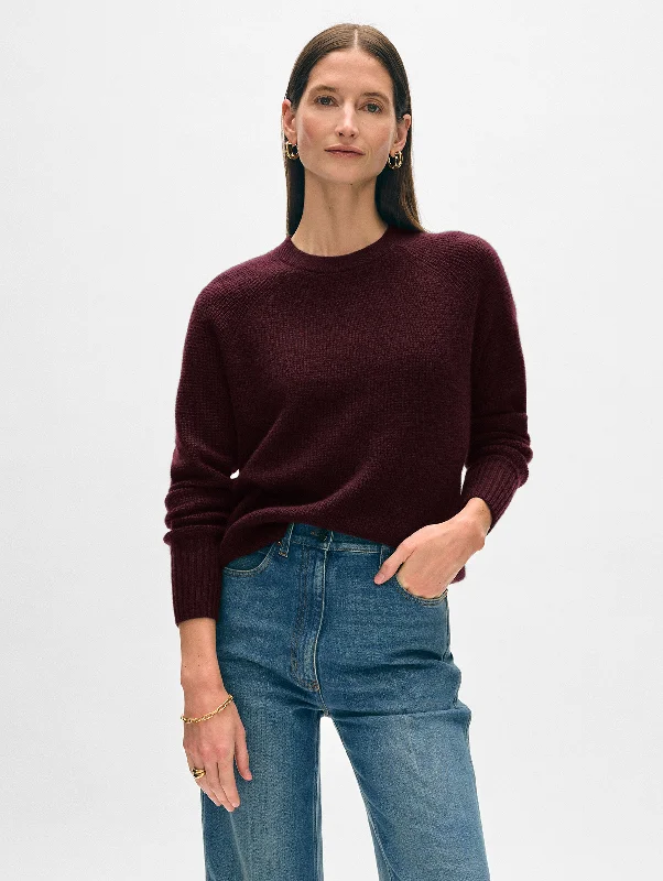 Color - Blocked Women Sweater for a Bold Fashion StatementColor - Blocked Women Sweater for a Bold Fashion StatementCashmere Waffle Sweatshirt