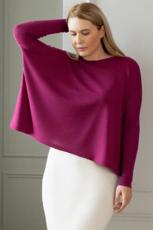 Cashmere Women Sweater with a Luxurious Soft TouchCashmere Women Sweater with a Luxurious Soft TouchKnit sweater women pink colors