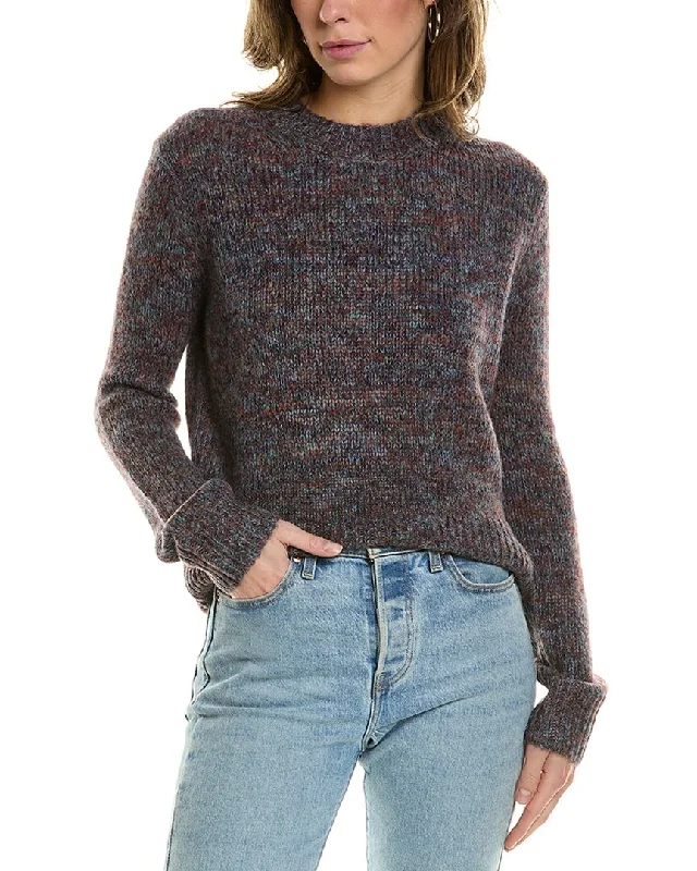 Oversized Women Sweater for a Cozy and Fashionable LookOversized Women Sweater for a Cozy and Fashionable LookVince Marled Alpaca & Wool-Blend Sweater