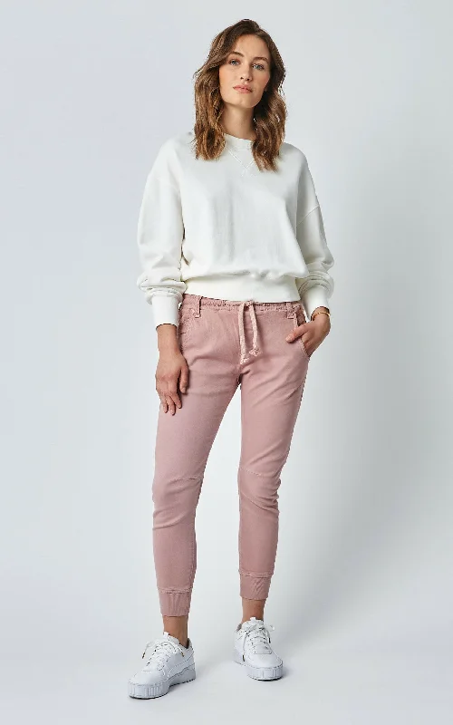 Mom jeans for a nostalgic and casual lookActive Pink Clay Jeans