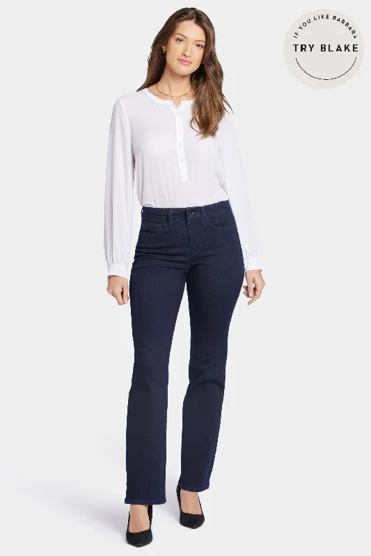 Acid - wash women jeans with a retro finishBlake Slim Flared Jeans - Rinse