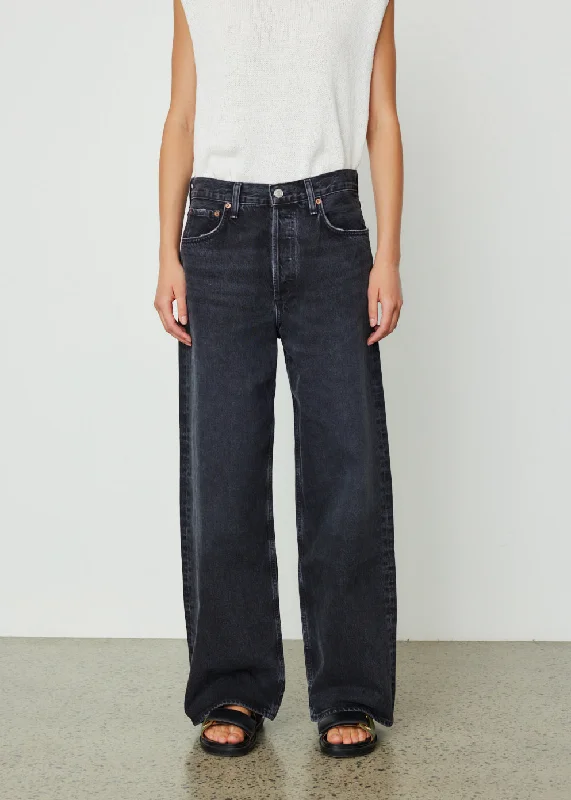 High - rise flare women jeans for a 70s - inspired lookLow Slung Baggy Jeans