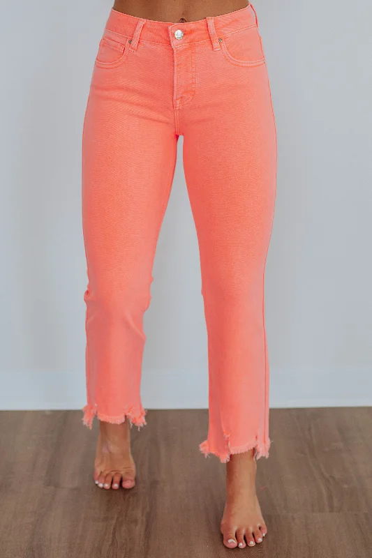 Jeggings women jeans combining the comfort of leggings and style of jeansNeona Risen Jeans - Sorbet