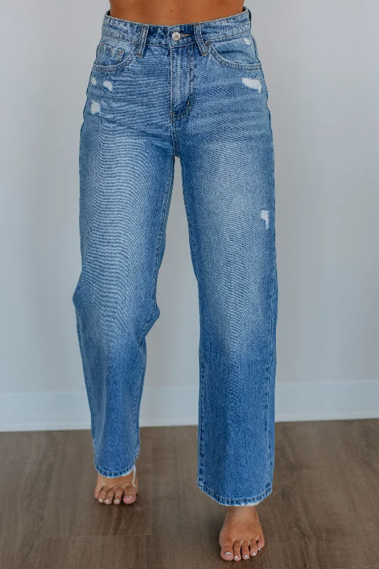 Embellished women jeans with studs or rhinestones for a glamorous touchOlivia Vervet Jeans - Restored