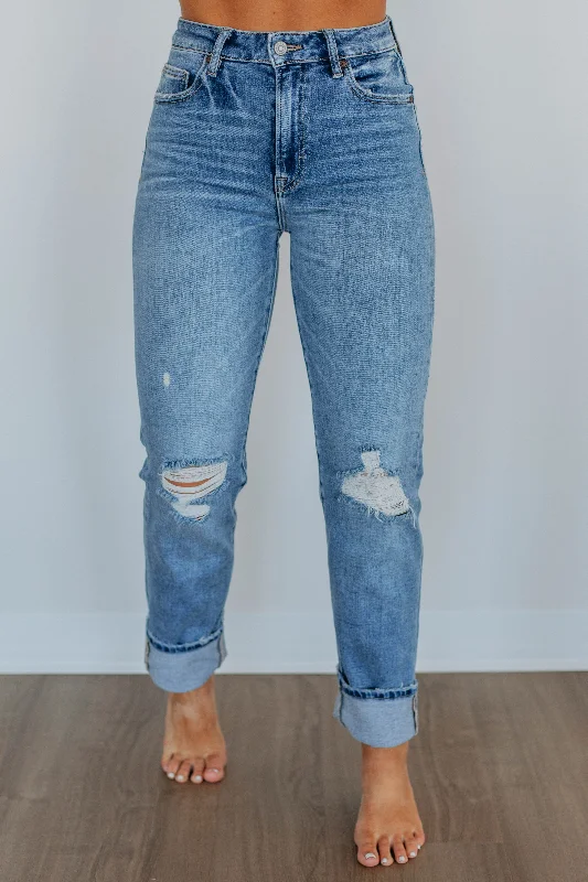 High - rise flare women jeans for a 70s - inspired lookTracey Hidden Jeans - Necessary