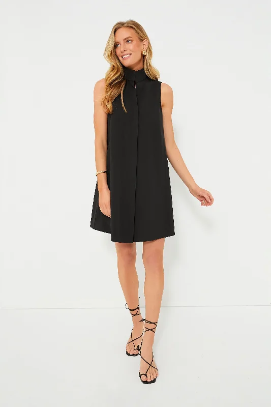 Empire Waist Women Dress to Accentuate the Bust and Conceal the WaistBlack Sleeveless Charlie Dress