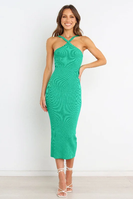 Backless Women Dress for a Sexy and Alluring Look at Evening EventsMelara Dress - Green