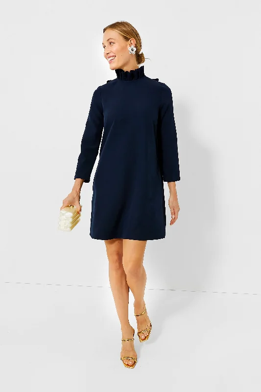 Shift Women Dress with a Simple and Classic Design for Everyday WearNavy Daphne Dress