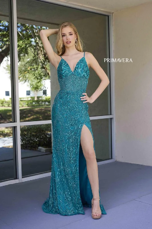 Empire Waist Women Dress to Accentuate the Bust and Conceal the WaistPrimavera Couture Long Dress 4306