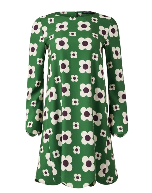 Shift Women Dress with a Simple and Classic Design for Everyday WearRuoda Green Print Shift Dress