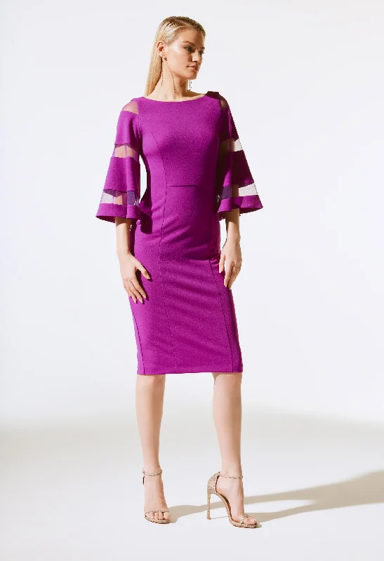 Ruffled Women Dress with Multiple Layers for a Playful and Girly StyleStriped Midi Sheath Dress