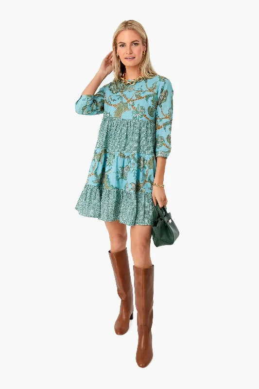 Sheath Women Dress with a Tailored Fit for a Professional LookExclusive Turquoise Camilla Rene Dress