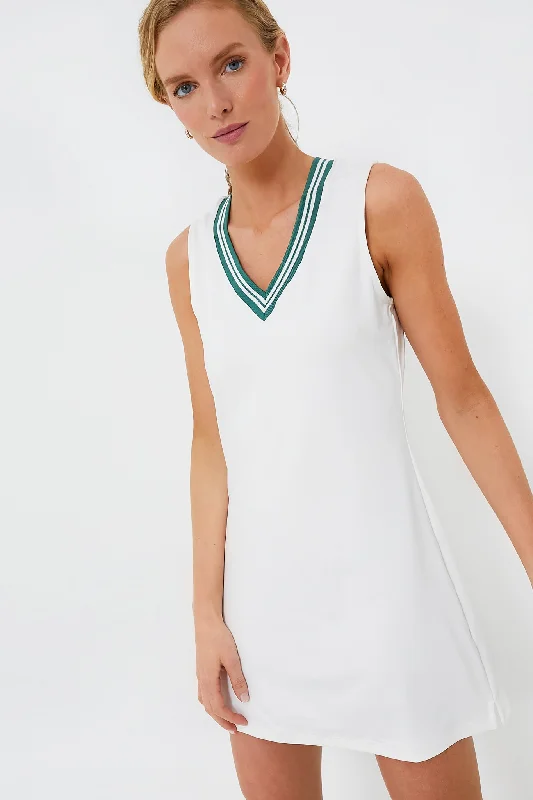 Mini Women Dress with a Short Hem for a Young and Trendy StyleWhite Suzanne Tennis Dress