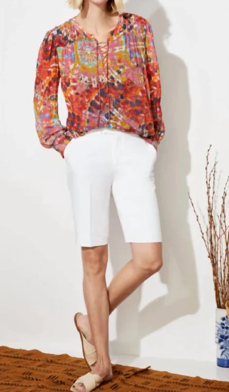 Bermuda Women Shorts for a Classic and Sophisticated LookChambers Walking Short In White