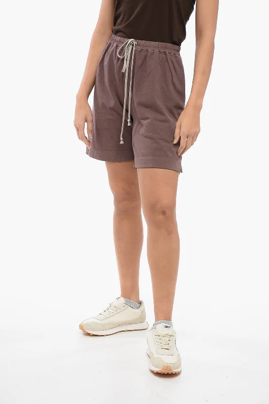 Cargo Women Shorts with Multiple Pockets for FunctionalityRick Owens DRKSHDW Cotton PENTABOXERS Shorts with Drawstring