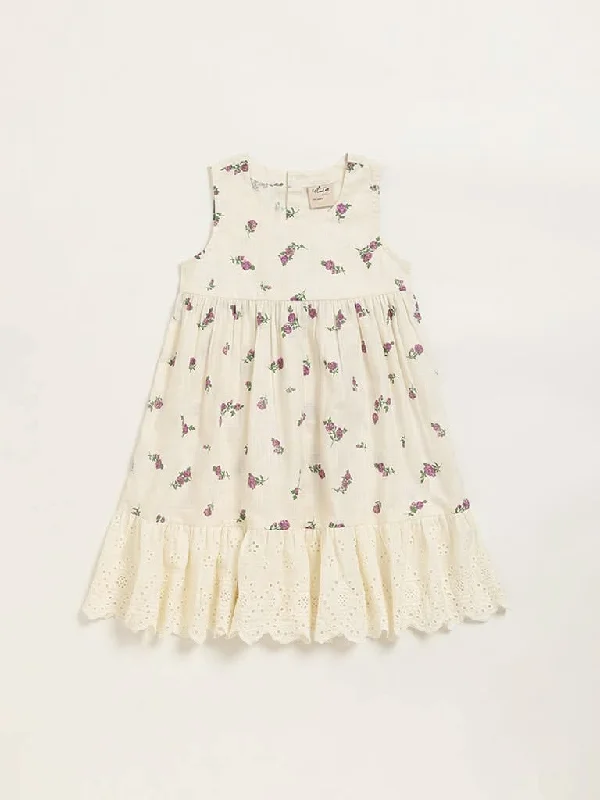 Plus Size Women Shorts with a Comfortable and Stylish FitUtsa Kids White Floral Design Cotton Dress (2 - 8yrs)