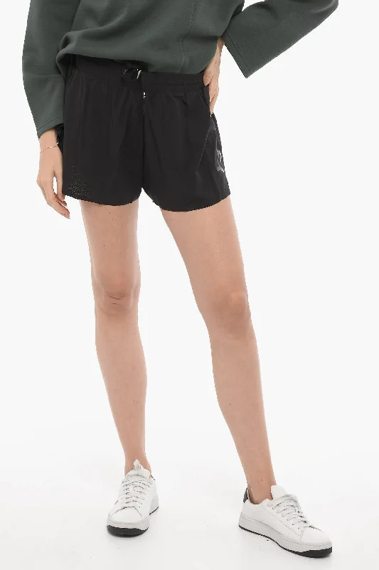 Tie - Waist Women Shorts for a Customizable FitY-3 by Yohji Yamamoto ADIDAS Nylon Running Shorts