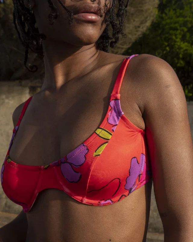 UV - protection bikini for safe sun exposure during beach daysCherry Rio