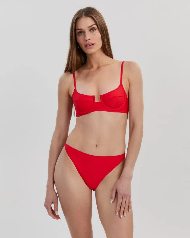 Plus - size bikini with full - coverage options for comfort and confidenceHarley Bikini Top Ruby